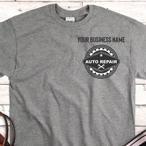 Customized Auto Repair Logo Shirt, Customized Auto Shop Logo Shirt, Custom Mechanic Shirt, Car Detail Shop Shirt, Auto Repair Logo