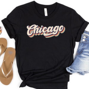 Chicago Shirt, Chicago Retro Style, Chicago Gifts, Chicago Clothing, Chicago Sweatshirt, Chicago Apparel