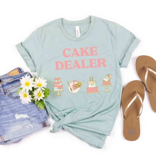 Cake Dealer - Baking Shirt, Baking, Baking Gifts, Baking Gift, Funny Baker Shirt, Cookie Shirt, Baking Lover, Baker, Baking T-Shirt