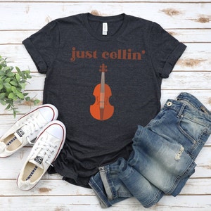 Cello Shirt, Cello Lover Shirt, Cello Gift, Cute Cello Shirt, Cello Lover Gift Cello Player Shirt Cello Instructor Gift, Just cellin