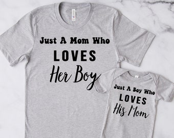 Mom and son matching shirts, mother son matching shirts, Mother's day gift from son, mommy and me matching shirts, for Mother's day gift