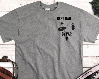 Mejor papá por igual: camiseta unisex, Camisas para papá, Día del padre, Camisa de golf para papá, Camisas de golf divertidas para papá, Regalo divertido para golfista, Regalo para amantes del golf