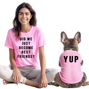Matching dog And Owner clothes, Matching Dog And Owner Shirts, Dog And Mom shirts, Dog And Owner Matching shirts, Funny Dog Shirts, Cute Dog
