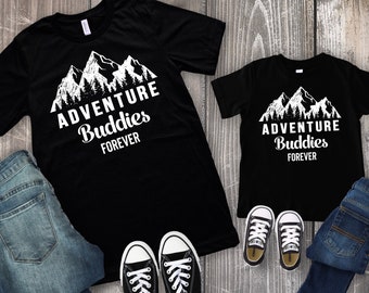 Matching Family Camping Shirts Matching Dad & Son Hiking Shirts, Matching Mom and Son Hiking Shirts, Family Trip Shirts Mom and son matching