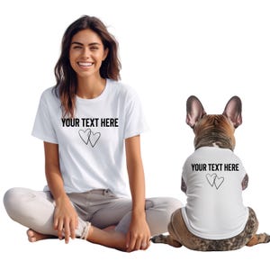 Matching dog And Owner clothes, Matching Dog And Owner Shirts, Dog And Mom shirts, Dog And Owner Matching shirts, Funny Dog Shirts, Cute Dog