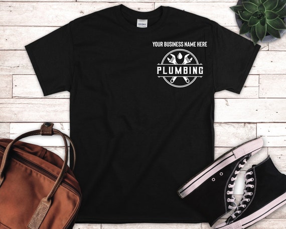 Customized Plumbing Business Logo Shirt, Customized Plumber Logo Shirt,  Custom Plumber Shirt, Plumbing Company Shirt, Plumber Uniform - Etsy Canada