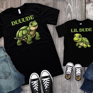 Father and Son Matching Shirts, Matching Turtles Father Son Shirts, Funny Matching Dad and Son Shirts, Daddy and Me Shirt, Dad and Son Tee