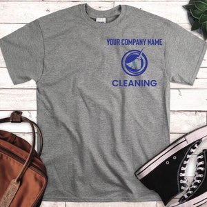 Camisa personalizada con logotipo de empresa de limpieza, camisa personalizada con logotipo de empresa de limpieza, camisa de empresa de limpieza, camisa de empresa de limpieza de casas, mucama