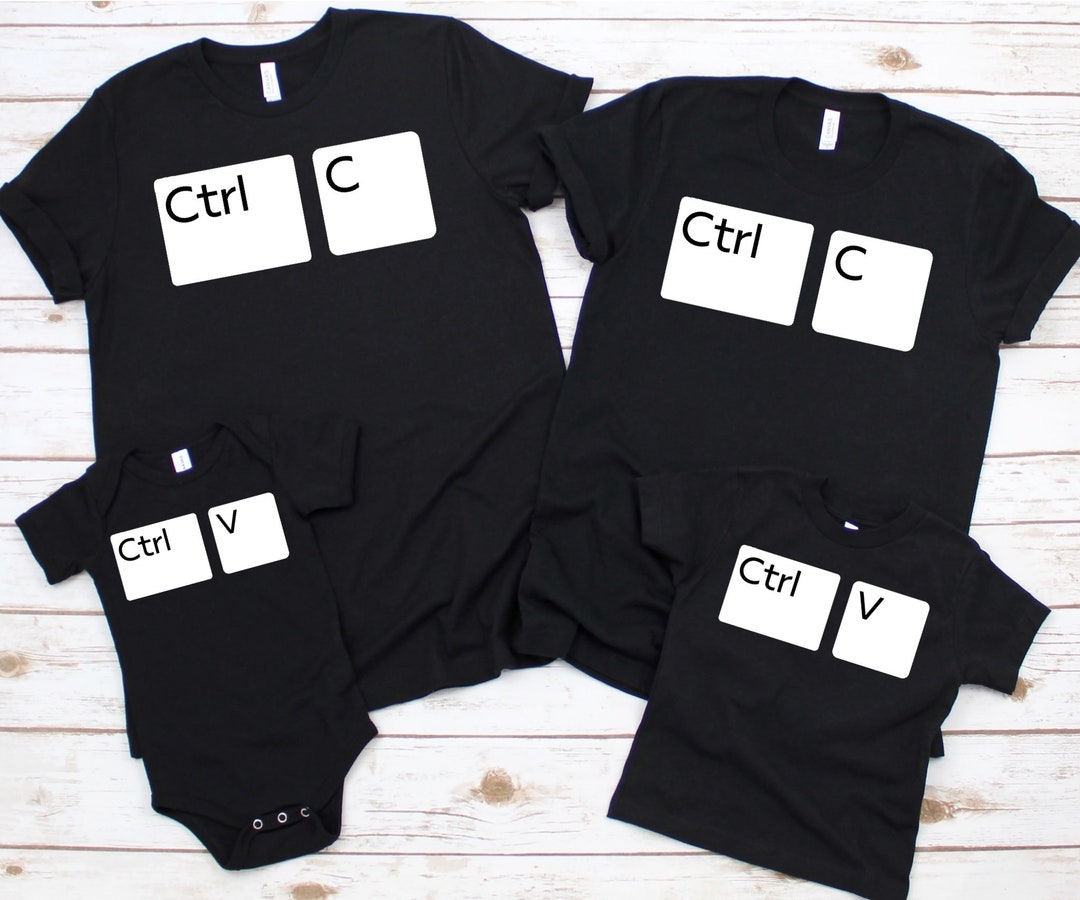 Copy Paste Matching Shirts, Matching Family Shirts, Dad Baby Set, Son ...