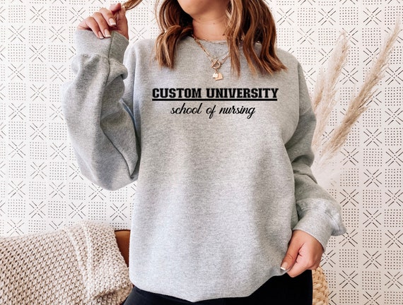 Etsy outlet college sweatshirt