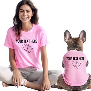 Matching dog And Owner clothes, Matching Dog And Owner Shirts, Dog And Mom shirts, Dog And Owner Matching shirts, Funny Dog Shirts, Cute Dog