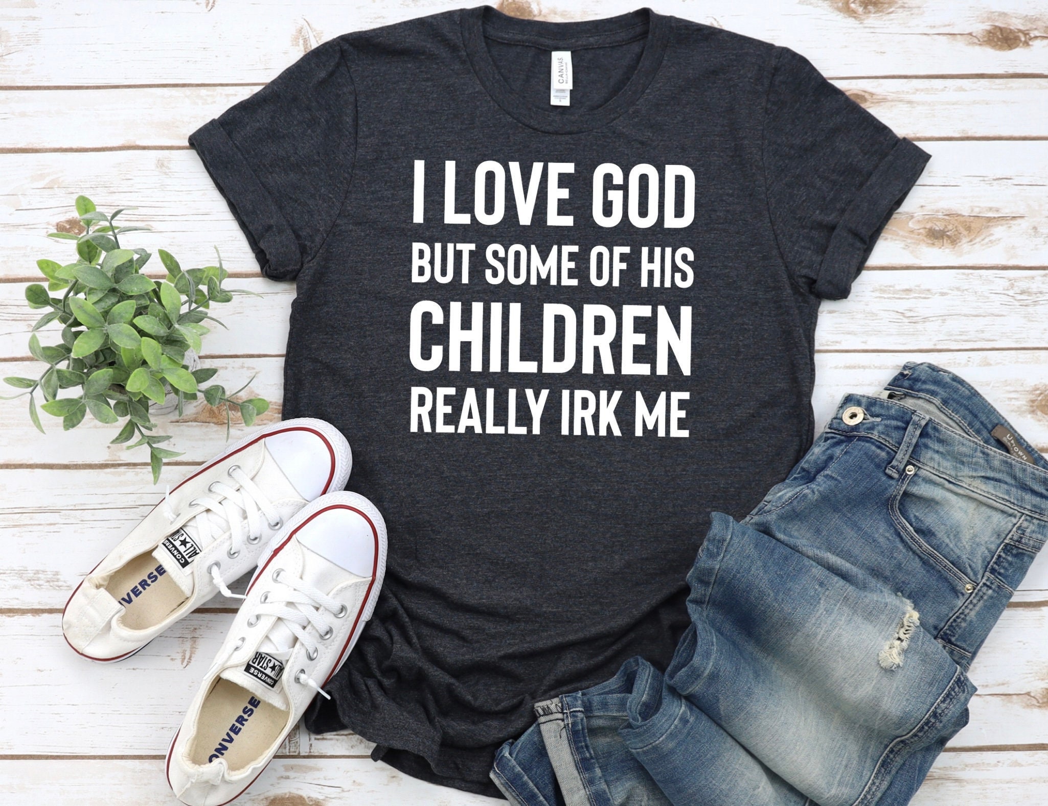 I Love My Wife - Funny Christian | Mounted Print