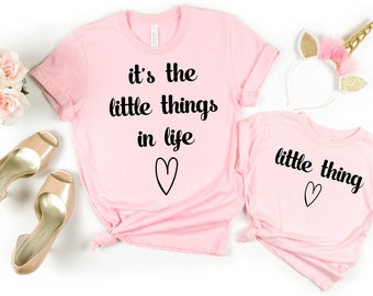 Camisetas a juego para mamá y yo: Body y camisetas de Little Things in Life
