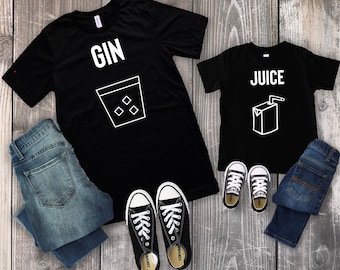 Divertido regalo para esposo, papá y bebé camisas a juego, padre hijo, papá hija, camisas familiares a juego, papá niños a juego, regalos del Día del Padre