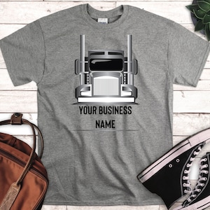 Customized Trucking Business Logo Shirt, Customized Trucking Company Logo Shirt, Truck Company Shirt, Trucking Business Shirt, Trucker