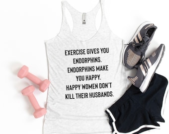 Tanque engraçado do exercício | regata de treino feminino | Exercício l Camisas de treino femininas | Tanque de ginástica | Camisa engraçada do Gym | Tanque de treino | regata | Fitness