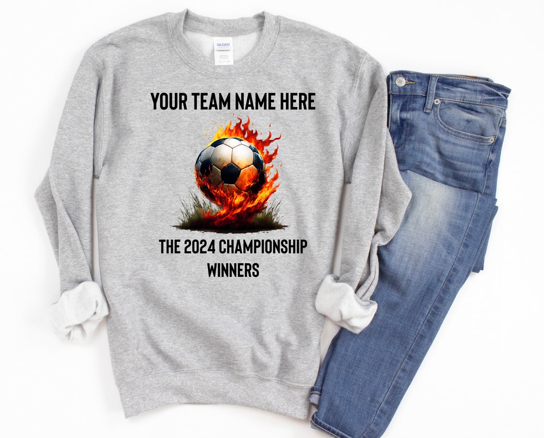 Custom Soccer Team Championship Shirts, Custom 2024 Soccer Team