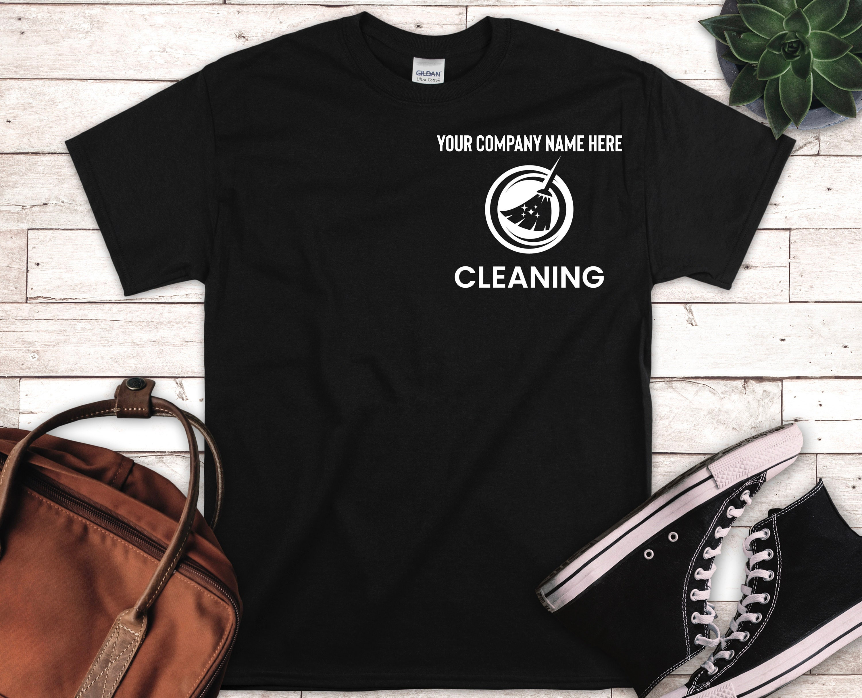 Customized Cleaning Business Logo Shirt, Customized Cleaning Company Logo Shirt, Cleaning Company Shirt, House Cleaning Business Shirt, Maid