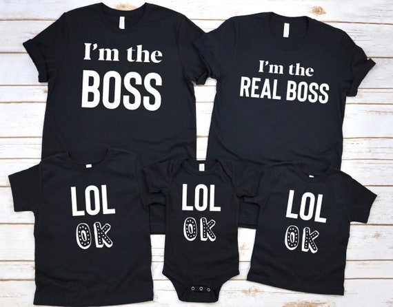 Mom dad son matching shirts discount