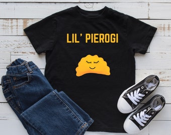 Little Pierogi Baby Bodysuit Toddler T-Shirt | Cute Polish Baby Gift | Mommy&#39;s Lil Pierogi | Babcia Dziadek Pierogi | Polish Baby Clothes