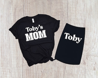 Bijpassende hond en eigenaar kleding, aangepaste hond en eigenaar shirts, aangepaste hond en moeder shirts, hond eigenaar bijpassende shirts grappige hond shirts, schattige hond