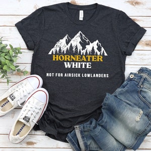 Not For Airsick Lowlanders, Horneater White Shirt, Funny Reading Shirt, Book Lover Gift, Book Worm Gift, Fantasy Book Lover Gift