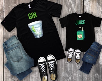 Divertido regalo para esposo, papá y bebé camisas a juego, padre hijo, papá hija, camisas familiares a juego, papá niños a juego, regalos del Día del Padre