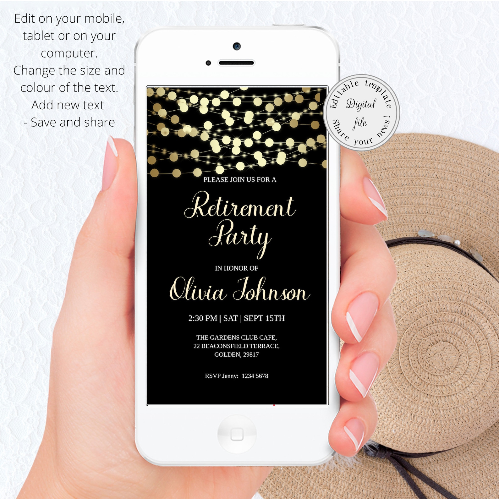 electronic invitations template