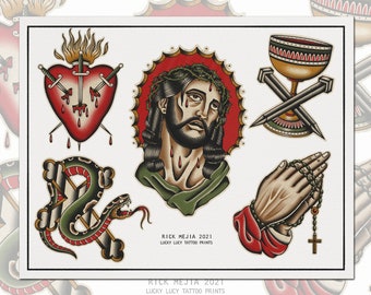 Traditional Religious Tattoos  Cloak and Dagger Tattoo London