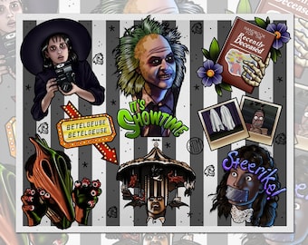 Print 11x14 &quot;Beetlejuice&quot; Tattoo Flash