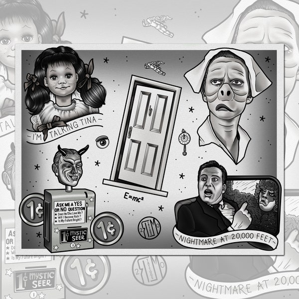 Twilight Zone Tattoo Etsy
