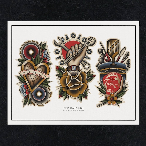額縁 Old school tattoo FLASH graphic il_1080xN.6295326966_g1ef.jpg