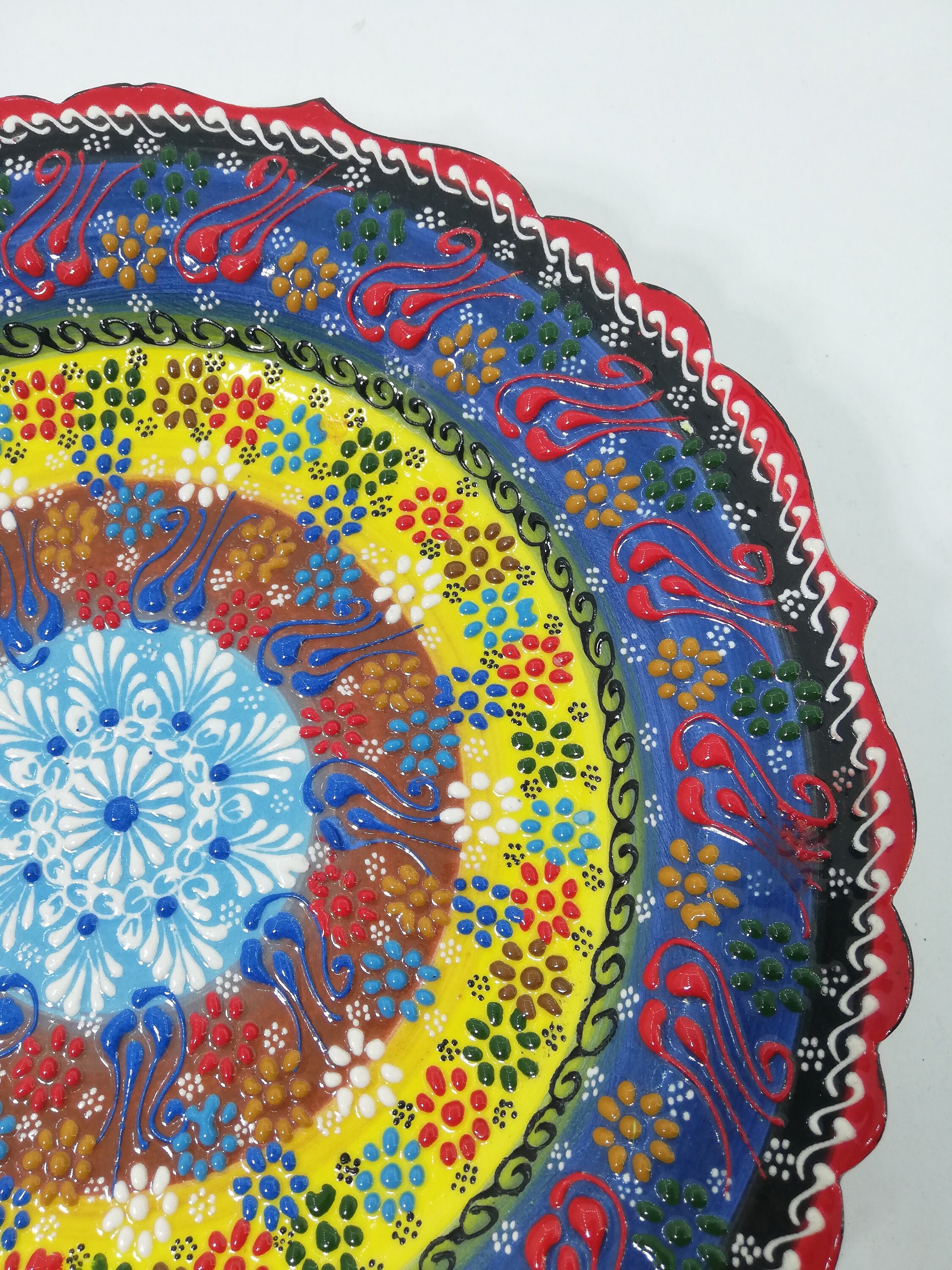 12 Wanddekoration Hängende Wandplatte Keramik Büro | Etsy