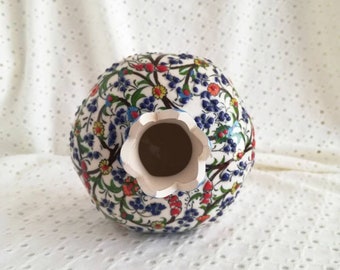 3x トルコ陶器ザクロセット、手作りザクロ飾り、装飾ザクロ花瓶