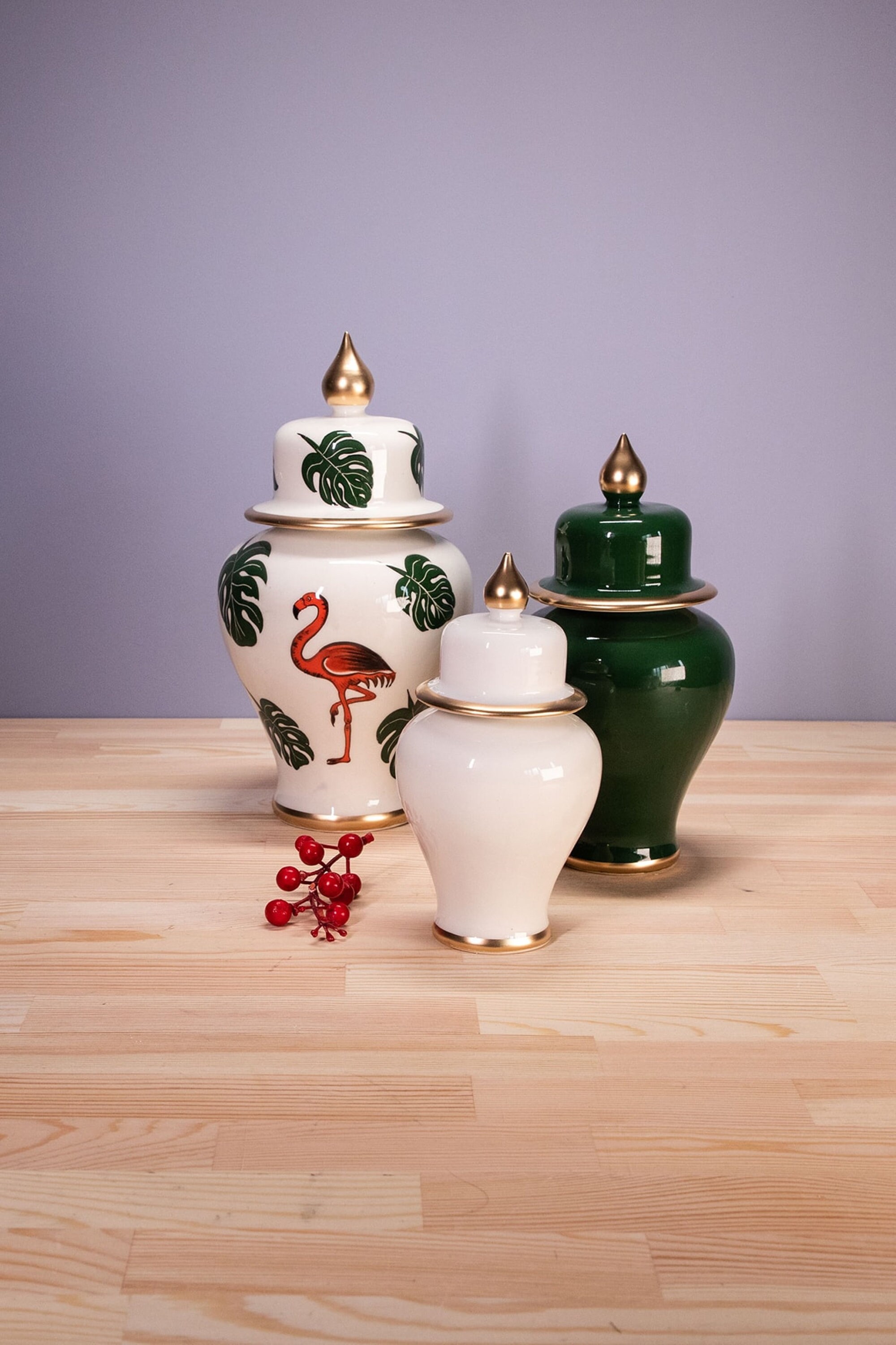 Keramik 3-teilige Vase mit Deckel Set handgemachte Vase Set | Etsy