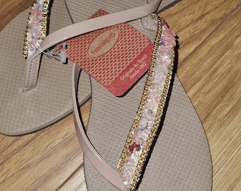 Havaianas women's flip flops decorated all sizes