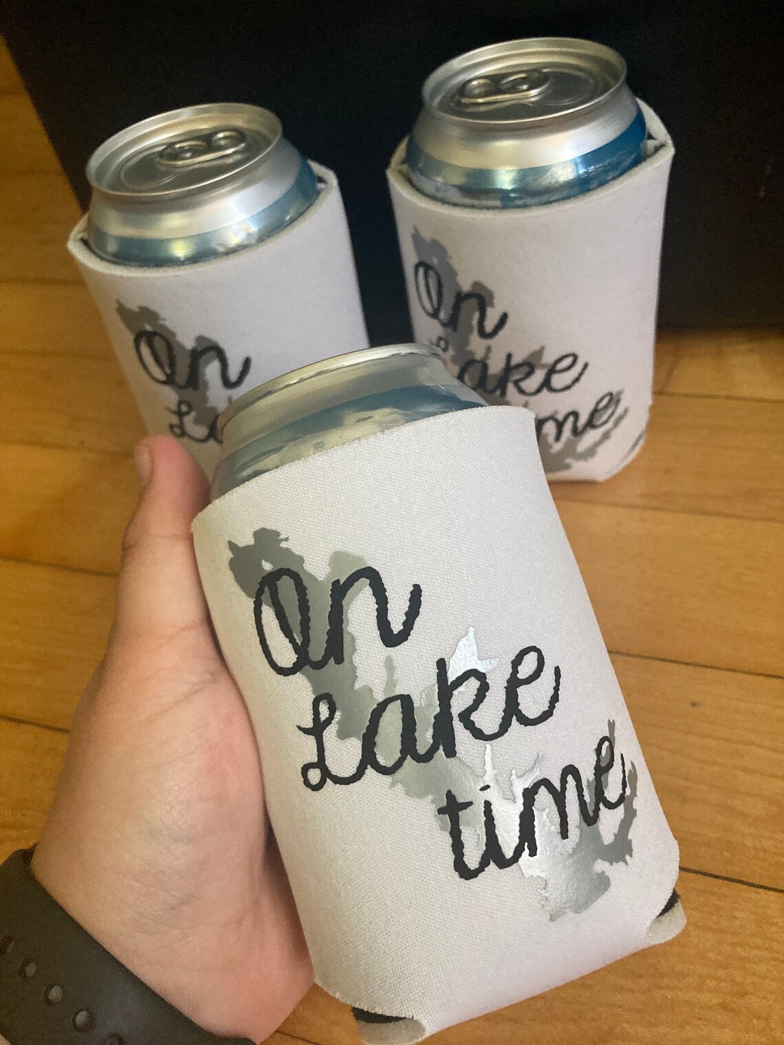Lake Custom Can Koozies Etsy