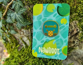 Cute Platypus Mini Pin - Gold Hard Enamel Pin