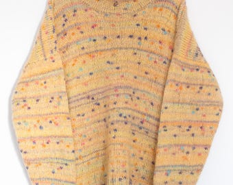 Jersey Cassata. Patrón de punto digital fácil. Talla única: L/XL, UK 16/18, US 12/14