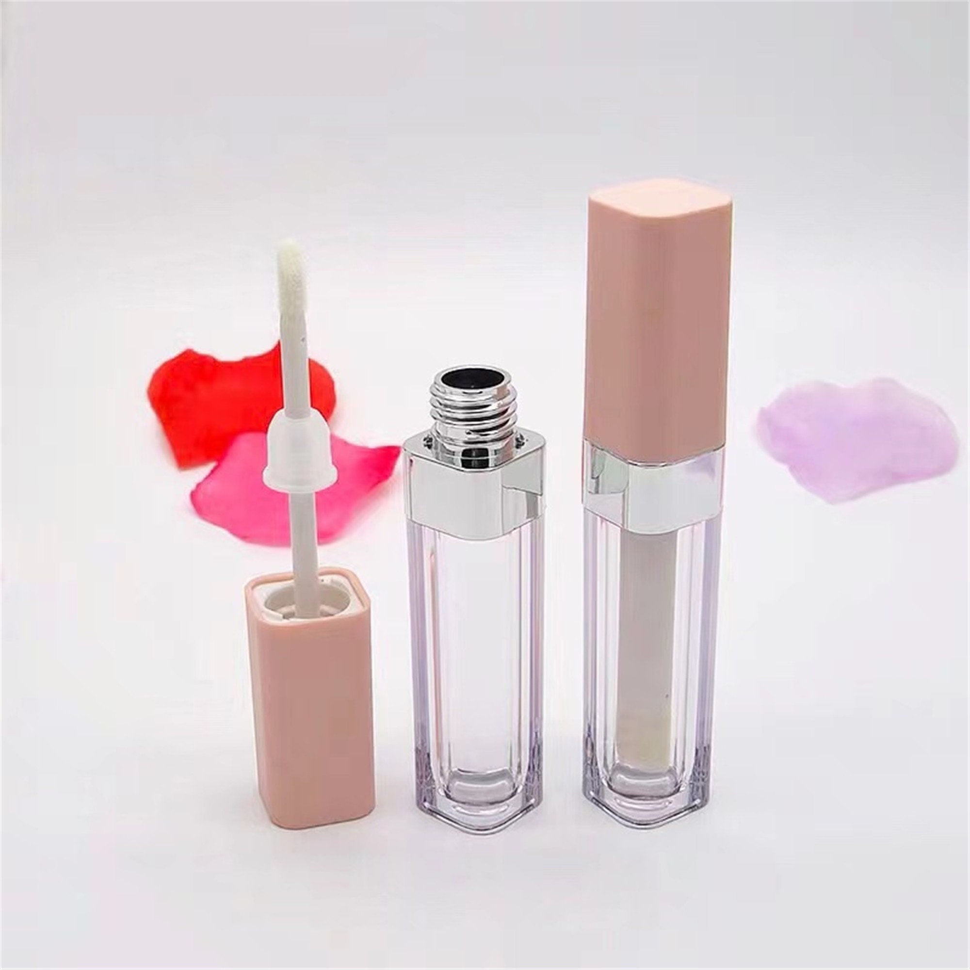 6.5ML Square Lip Gloss Tube Empty Lip Glaze Tube Lip Oil Etsy