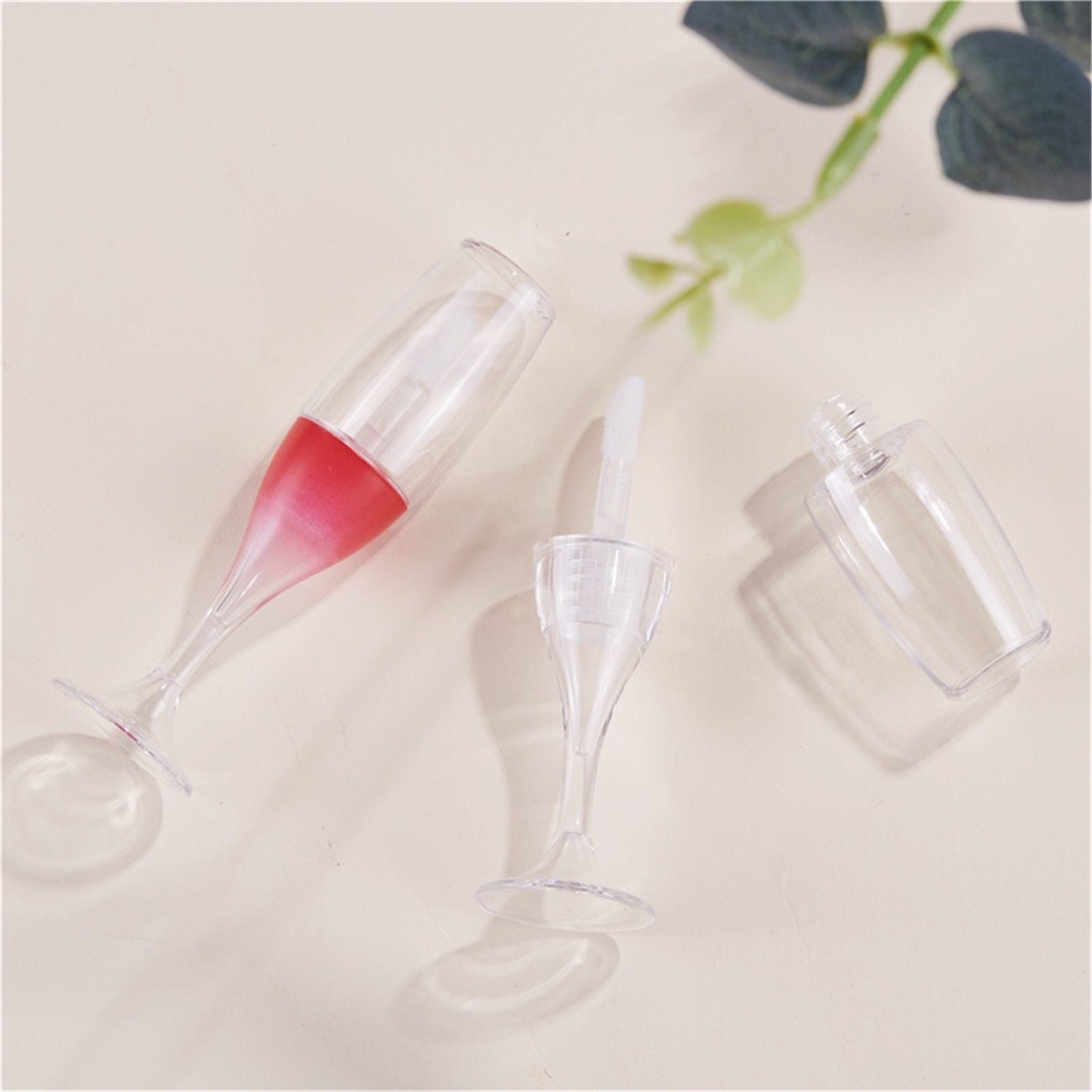 7ml new mini wine glass lip gloss tube lip glaze tube empty Etsy