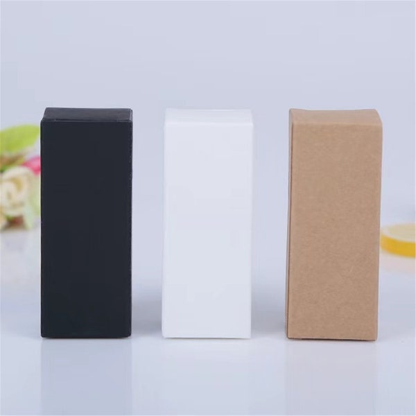 50 pcs essential oil box, perfume box, lip oil box, eye shadow box, cosmetic box, beauty cosmetics packaging box