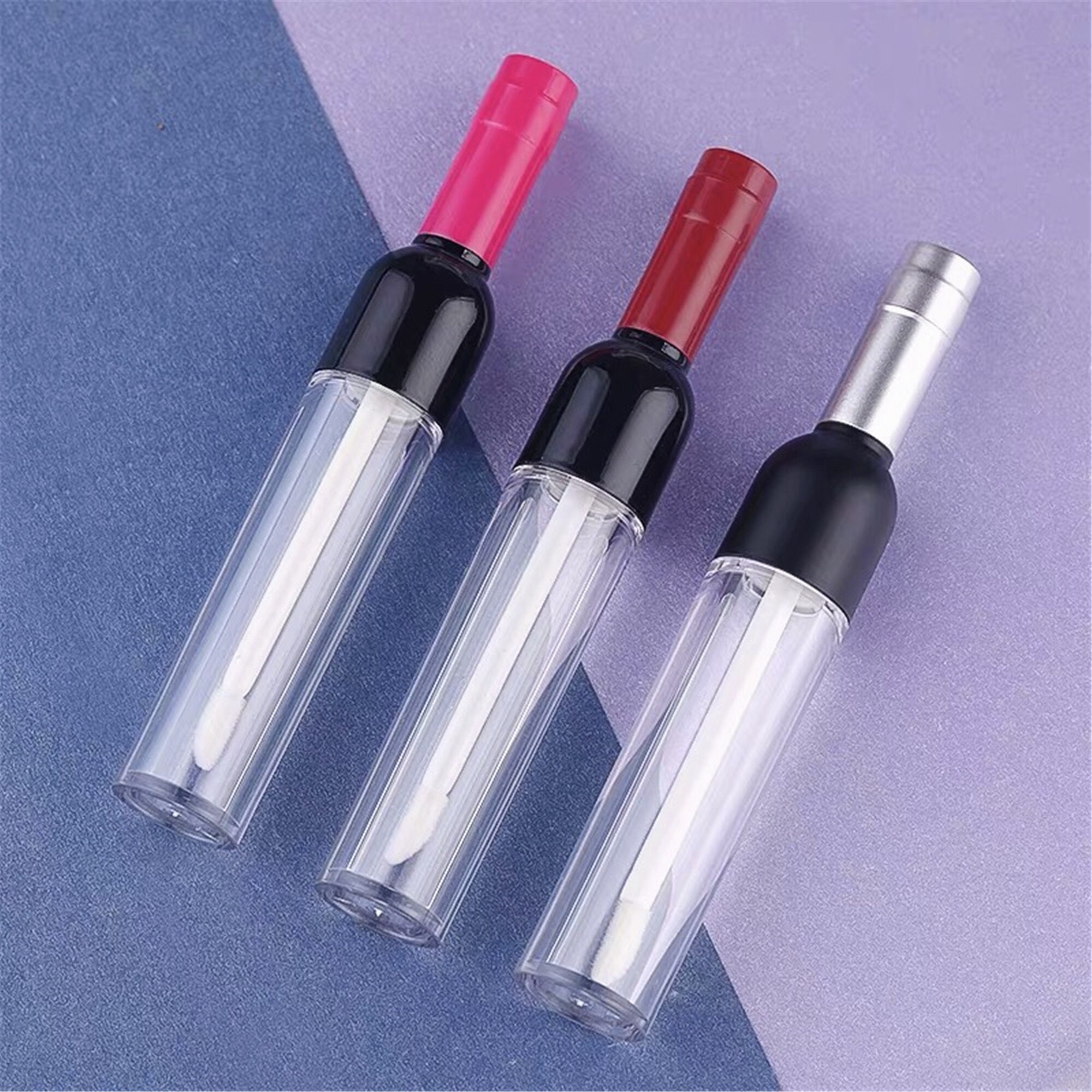 5/10pcs multicolor creative red wine bottle lip gloss tube Etsy