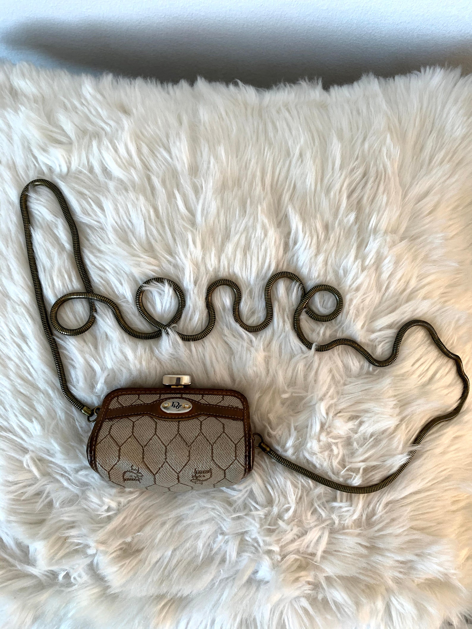 dior coin purse keychain