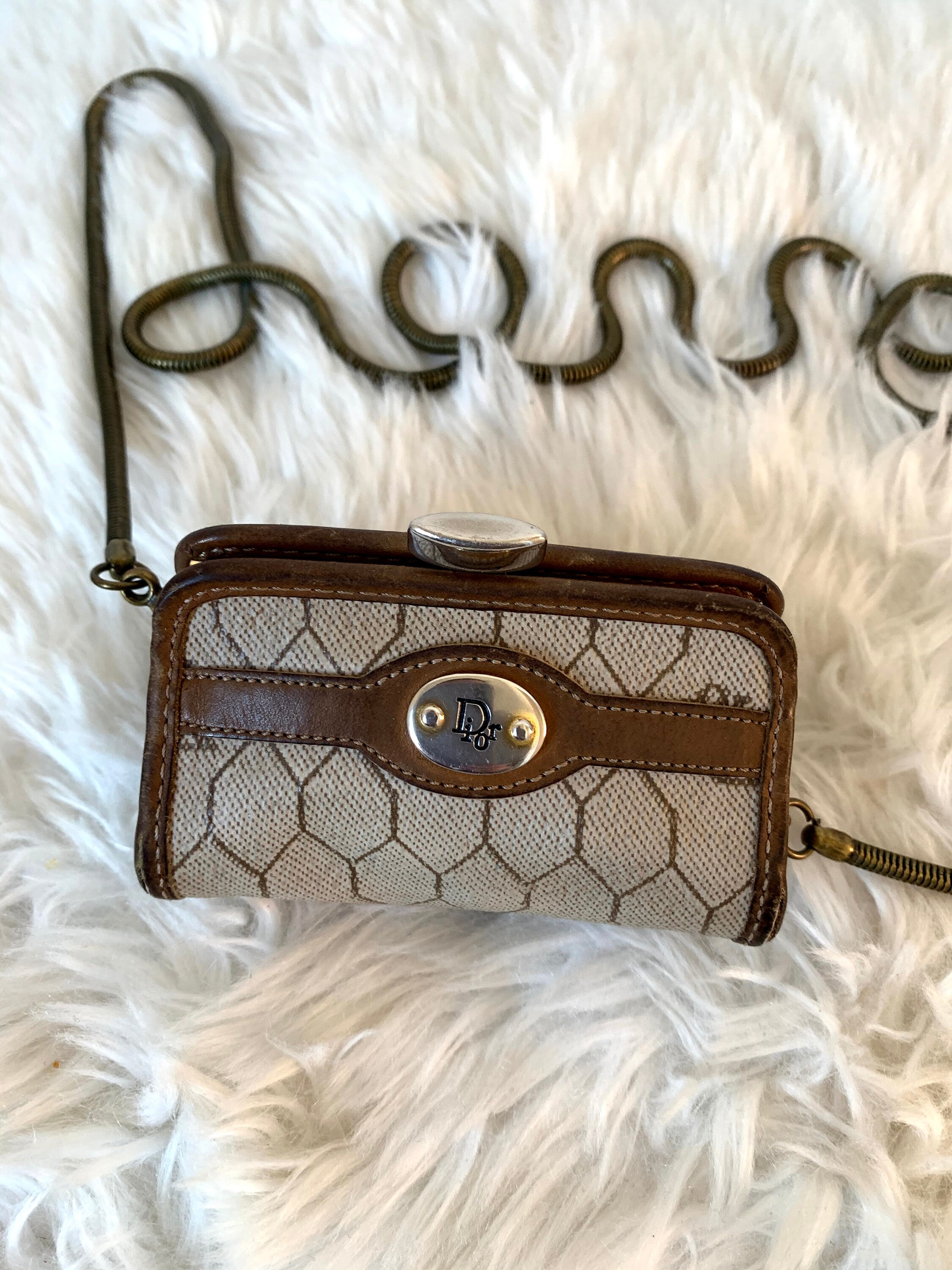 dior coin purse keychain