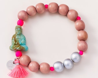 Armband Buddha Pink