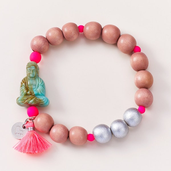 Armband Buddha Pink