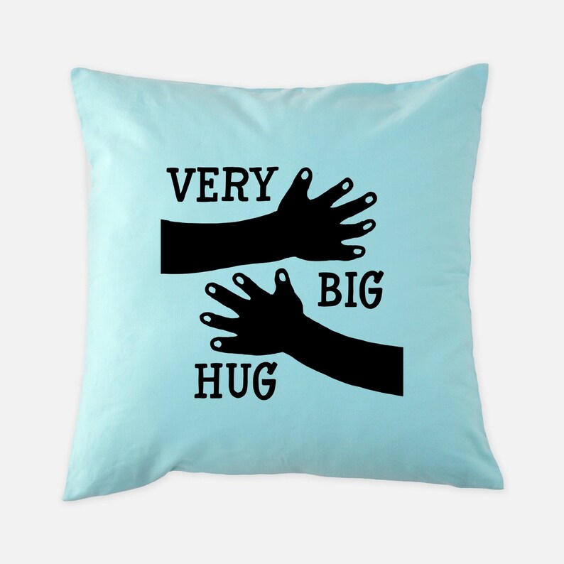 Very Big Hug Pillow Case Long Distance Friendship 100% Cotton | Etsy