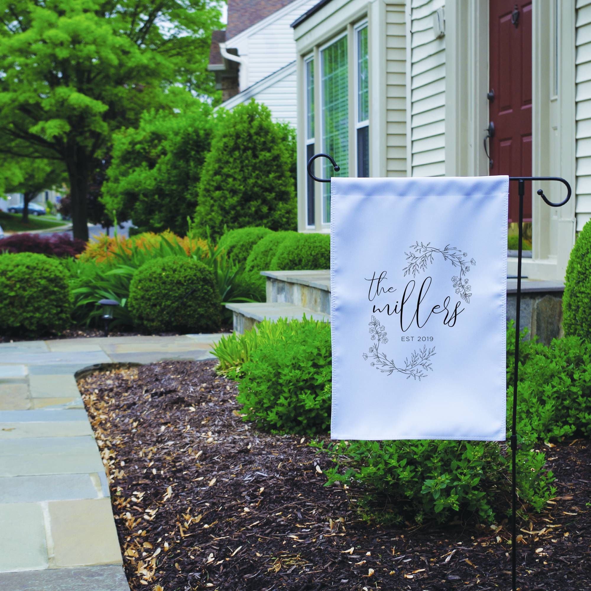 Personalized Bridal Shower Garden Flag Wedding House Porch Etsy