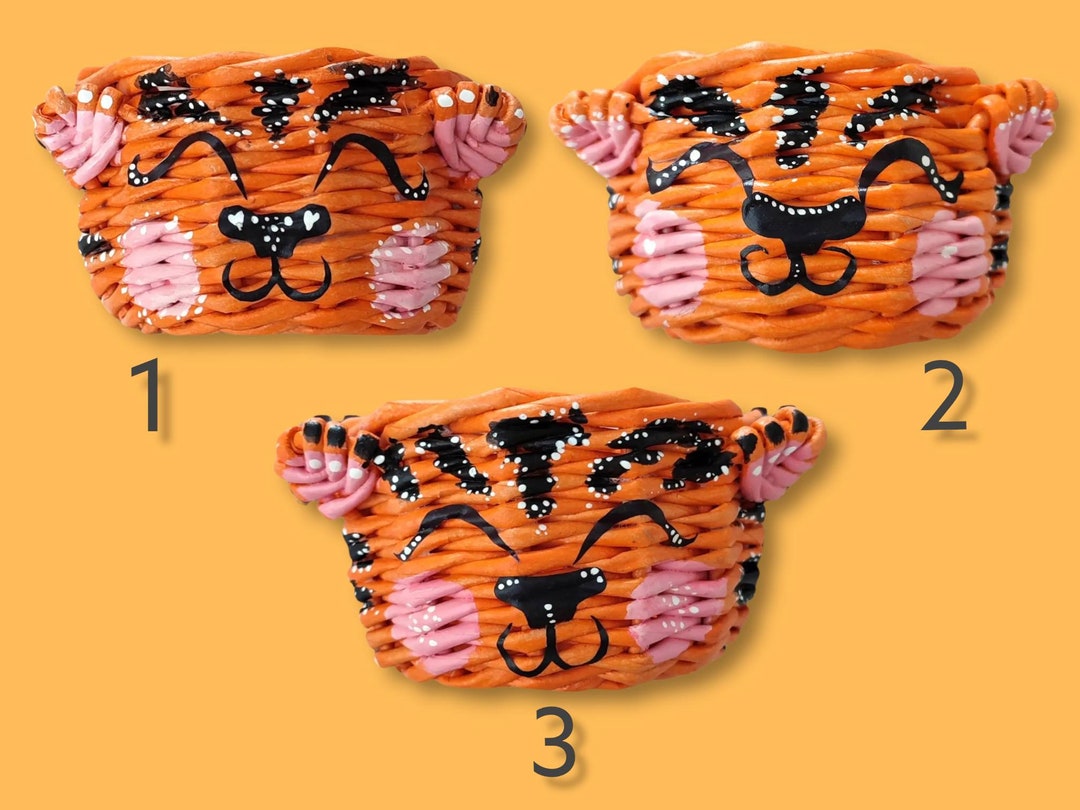 Tiger Cute Box. Muzzle. Orange Boxes. Tiger Cub. Storage Etsy